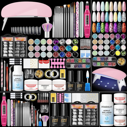 Kit unghie acrilico - unghie, con