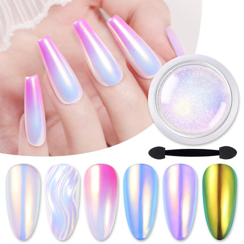 Kit polvere cromo aurora nail - kit,