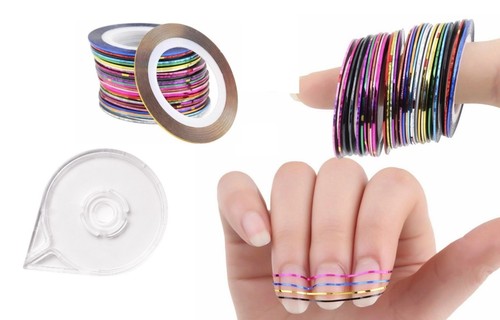 Nastro strisce nail art - strisce,