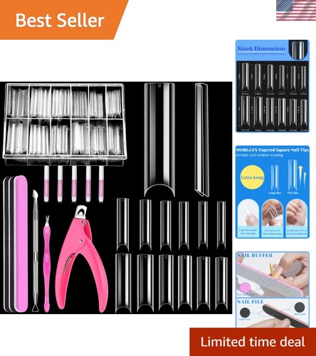 Set punte per unghie quadrate