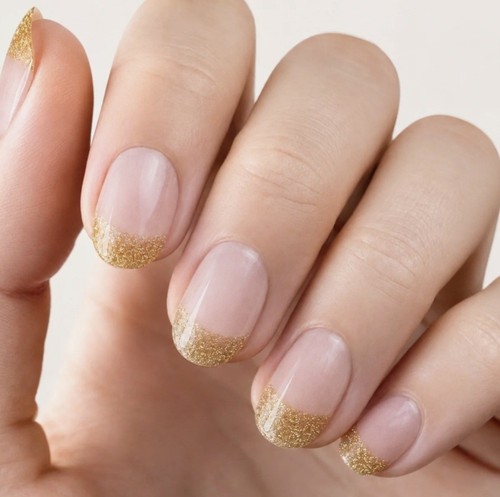 Holygels gold french - gold, tip